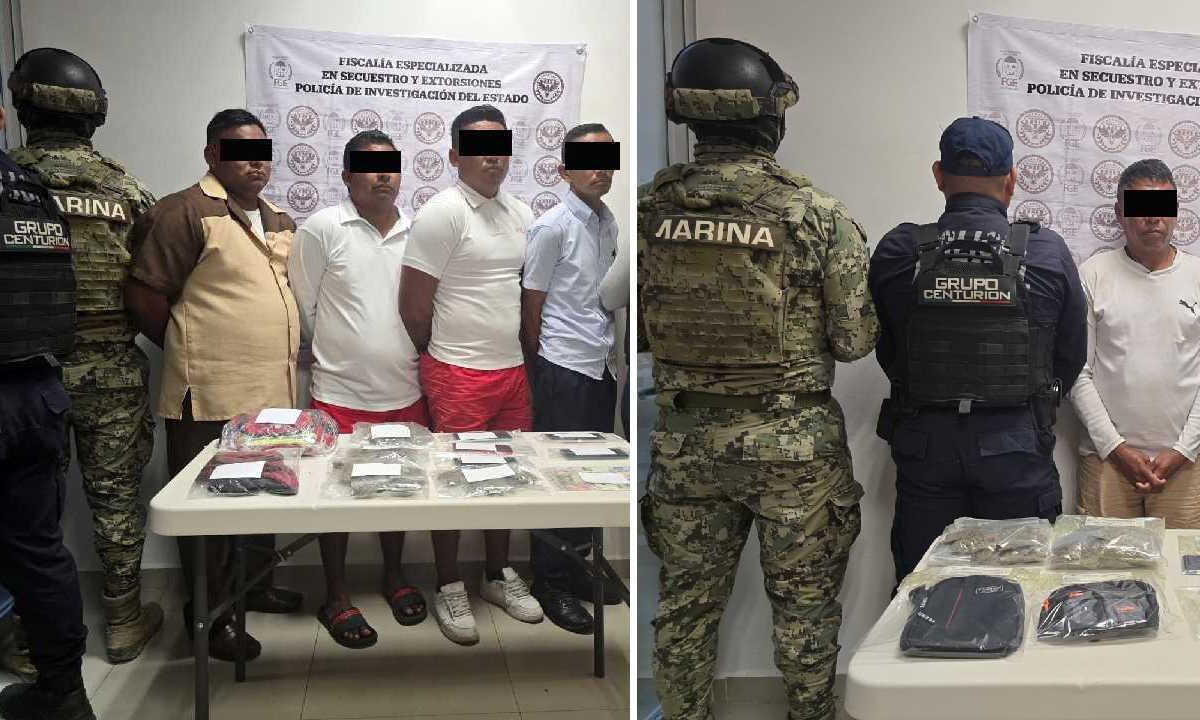 Caen 5 por extorsión en isla Mujeres.