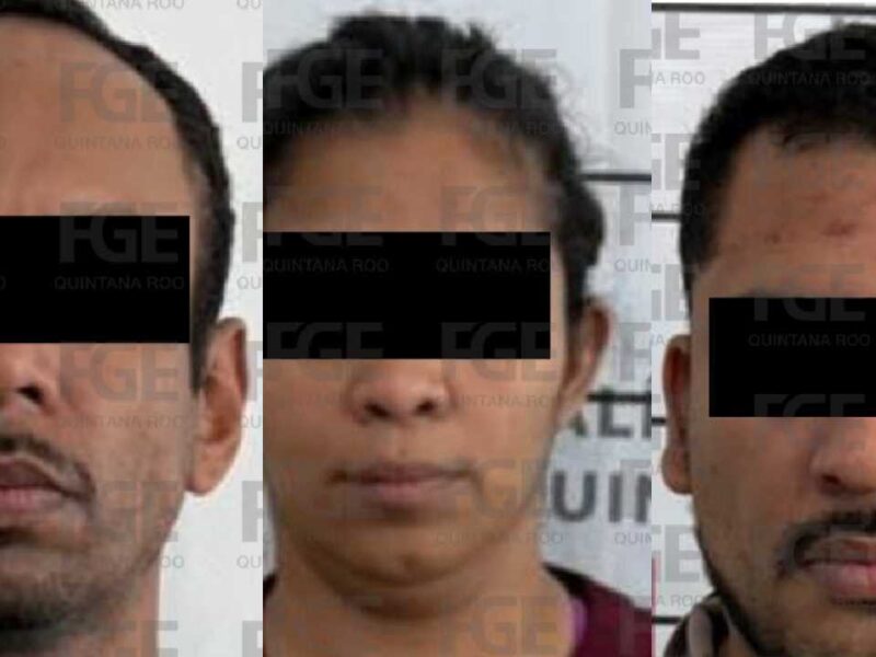 Detienen a 3 presuntos implicados en el asalto a mano armada al hospital Galenia en Cancún; la cajera, entre ellos