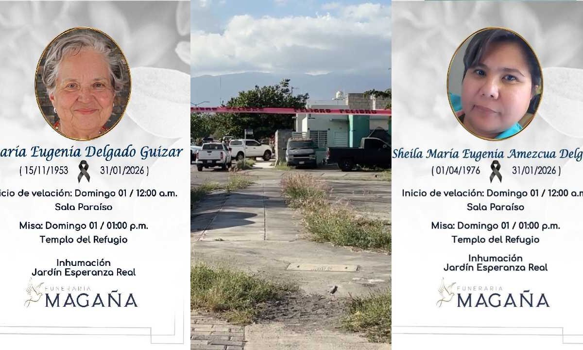 Indagan asesinato de familiares de Mario Delgado.