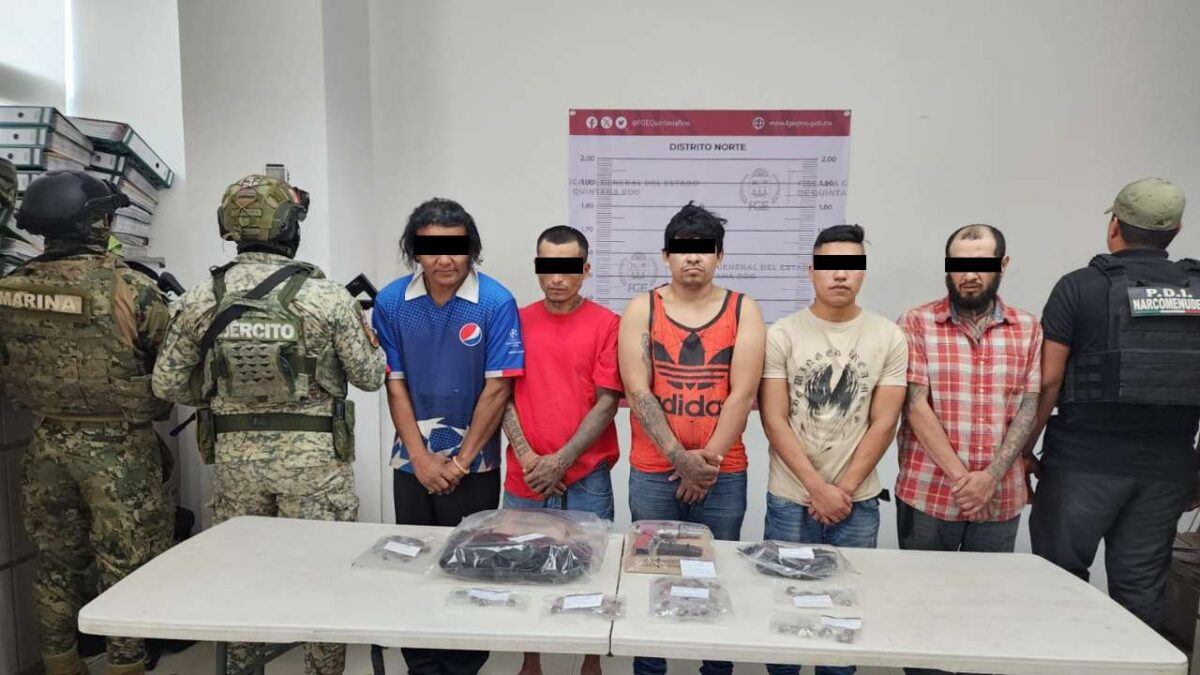 Narcomenudistas en Quintana Roo.