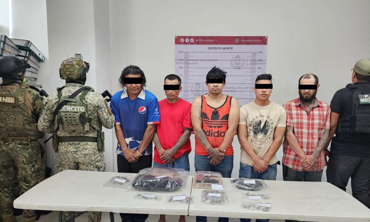 Narcomenudistas en Quintana Roo.