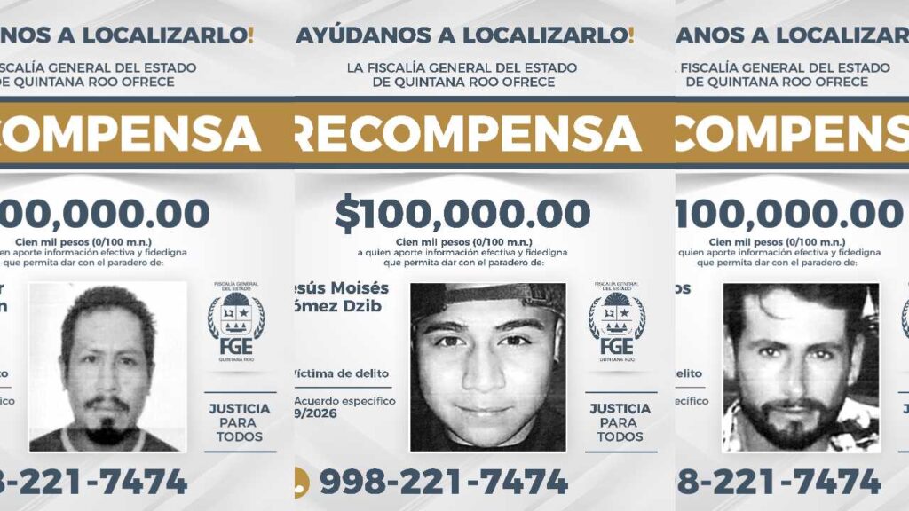 La FGE ofrece recompensa.