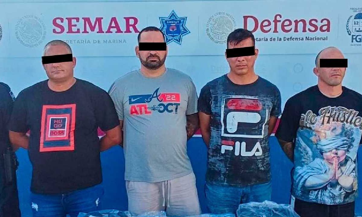 Golpe al crimen en Cancún.