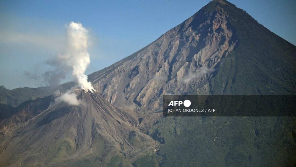 Volcán Santiaguito, Guatemala.