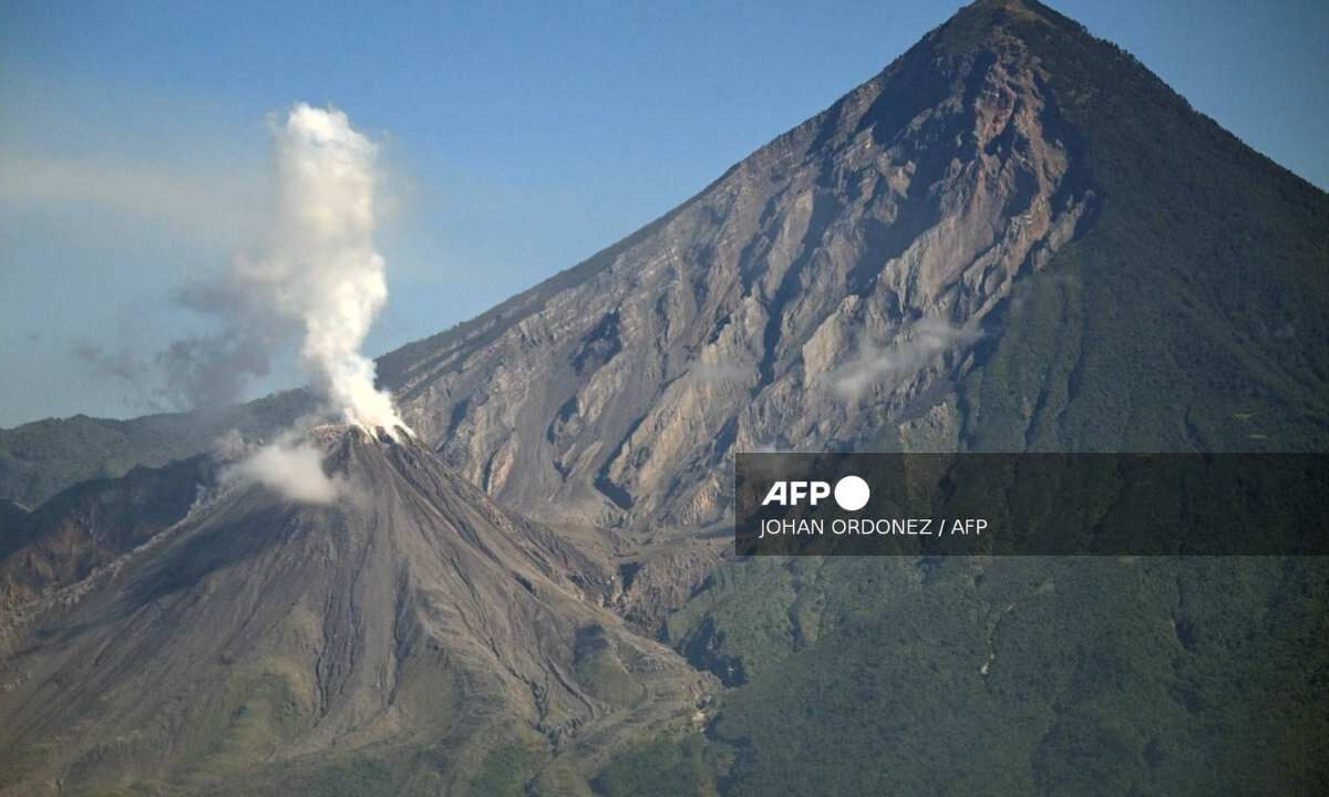 Volcán Santiaguito, Guatemala.
