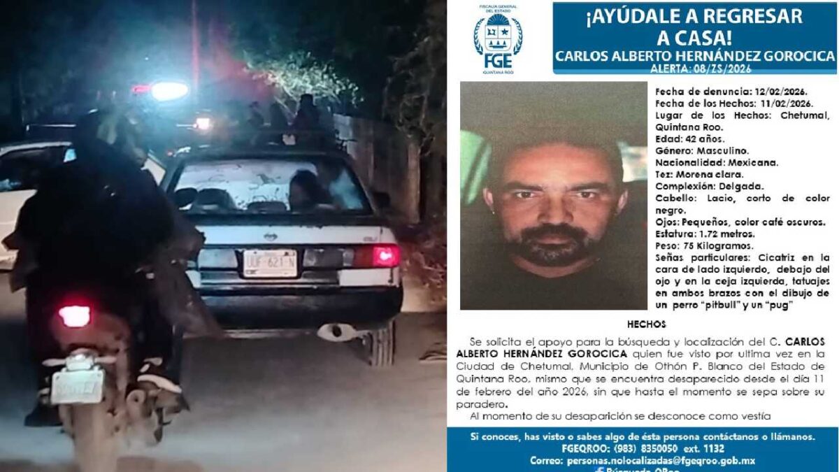 Hallan a hombre ejecutado en Chetumal.