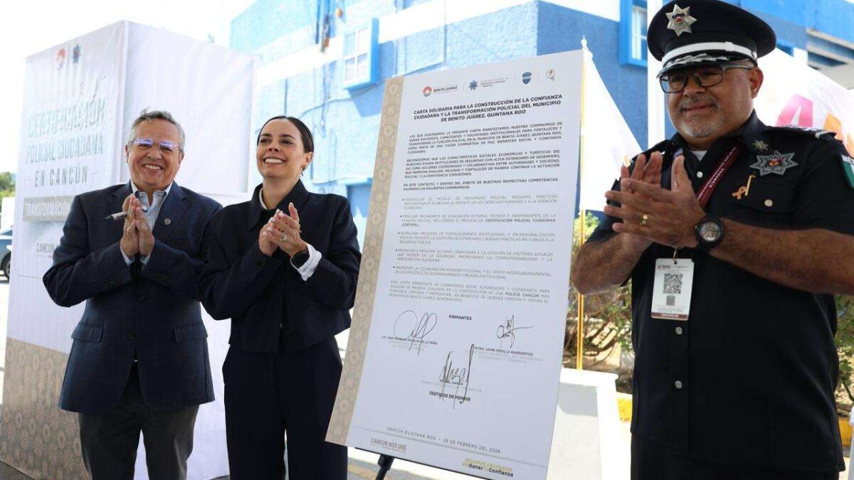 Certificación Policial Ciudadana (Certipol) en Cancún.