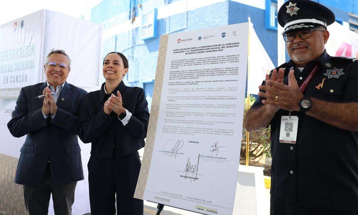 Certificación Policial Ciudadana (Certipol) en Cancún.