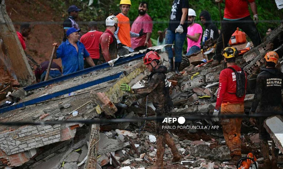 Lluvias mortales en Brasil.