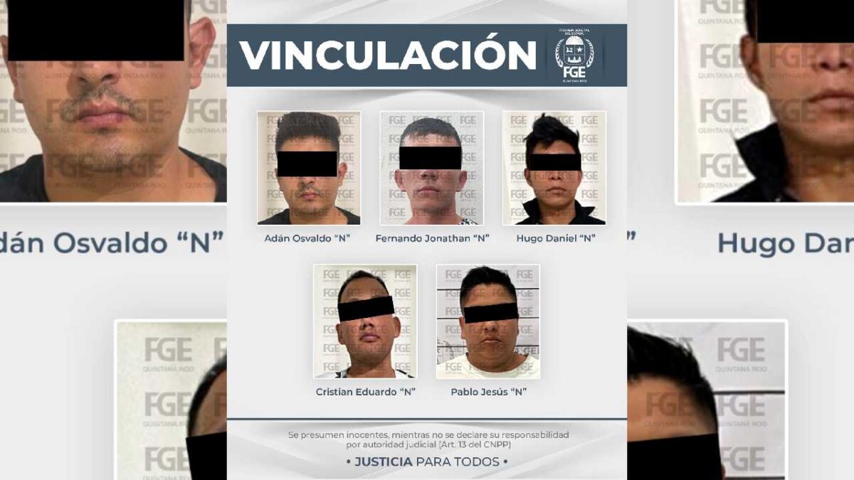 Logra FGE de Quintana Roo vinculación a proceso contra 5 sujetos por el crimen de un argentino en Tulum