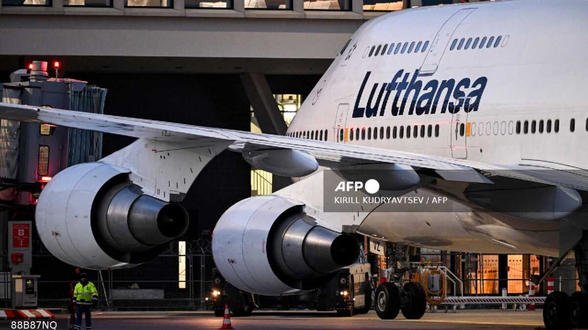 Lufthansa canceló vuelos en Alemania.