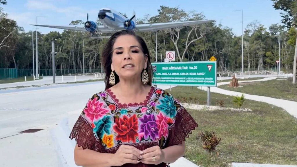 Mara Lezama destaca el papel clave de la Fuerza Aérea Mexicana en la seguridad nacional (video)