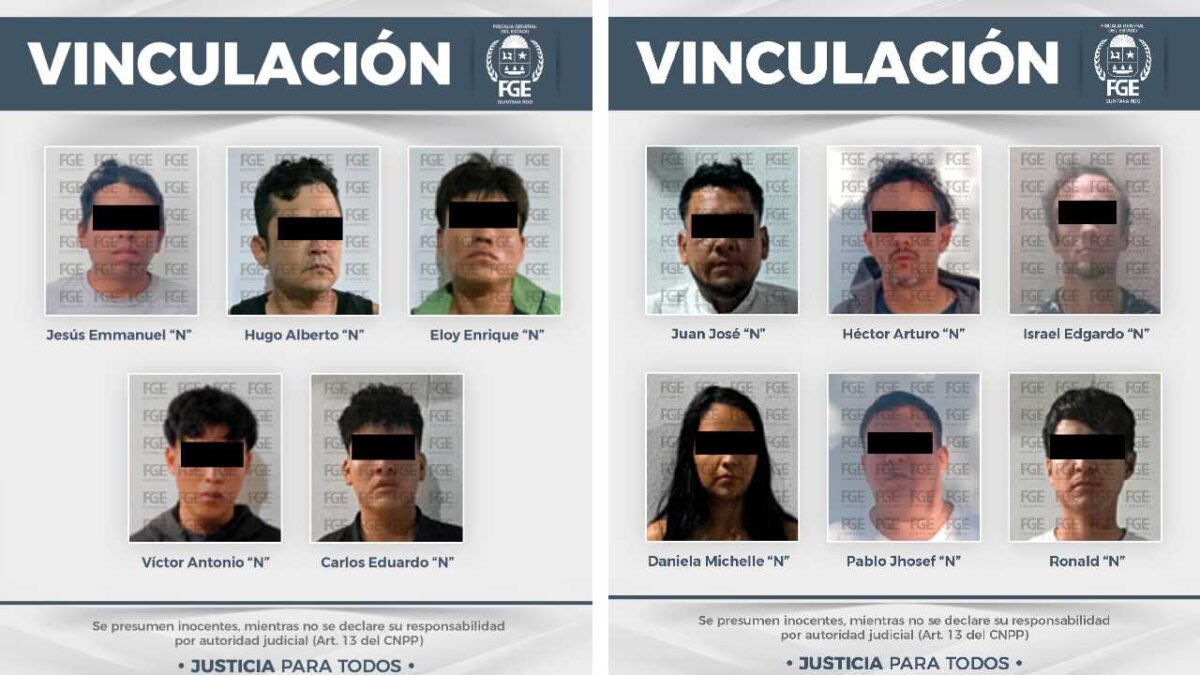 Los presuntos narcomenudistas están a disposición de un juez.