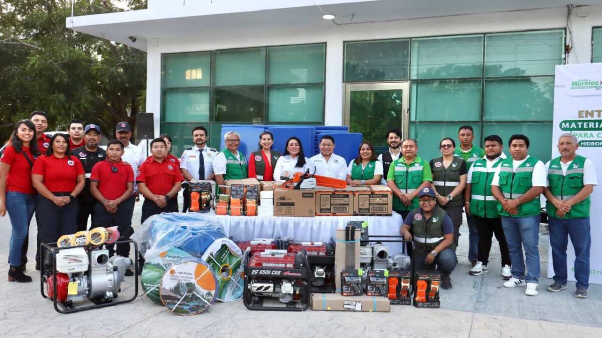 Puerto Morelos refuerza brigadas ante huracanes con 2.7 mdp