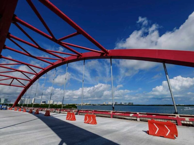 Nuevas rutas de transporte cruzarán el puente Nichupté en Cancún