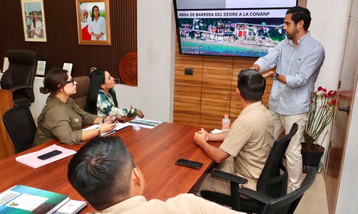 Puerto Morelos afina estrategia contra el sargazo en 2026.