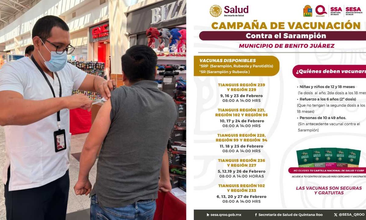 Refuerzan lucha contra el sarampión.