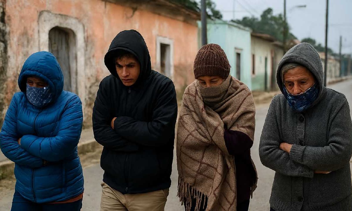 Pega el frío en Quintana Roo.