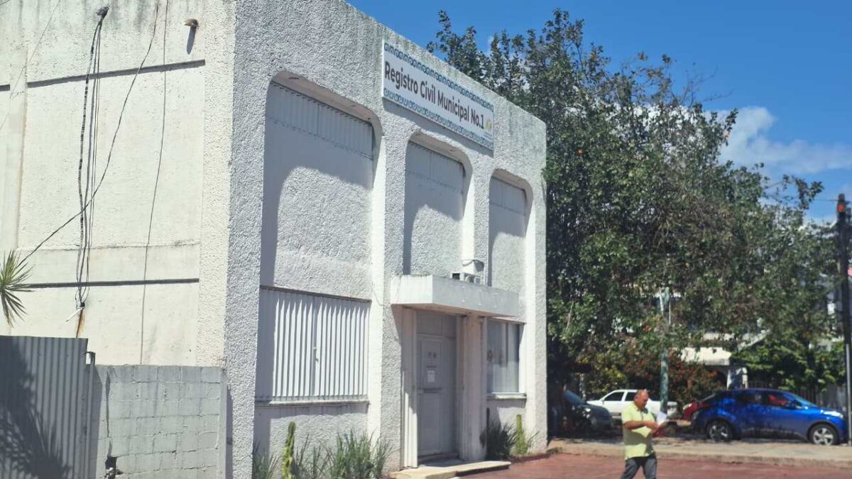 Registro Civil en Chetumal.