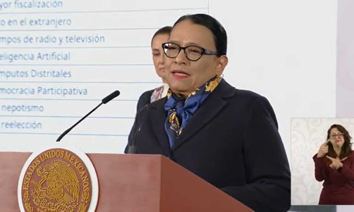 Fue presentada en la Mañanera del Pueblo la Reforma Electoral.