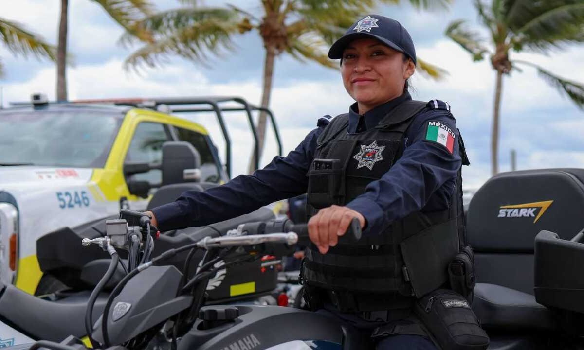 Seguridad en Cancún; patrullas y policía.