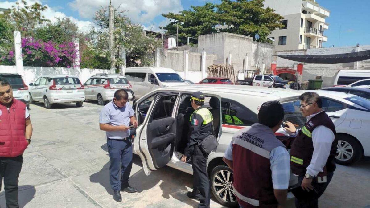 Videovigilancia en taxis de Tulum.