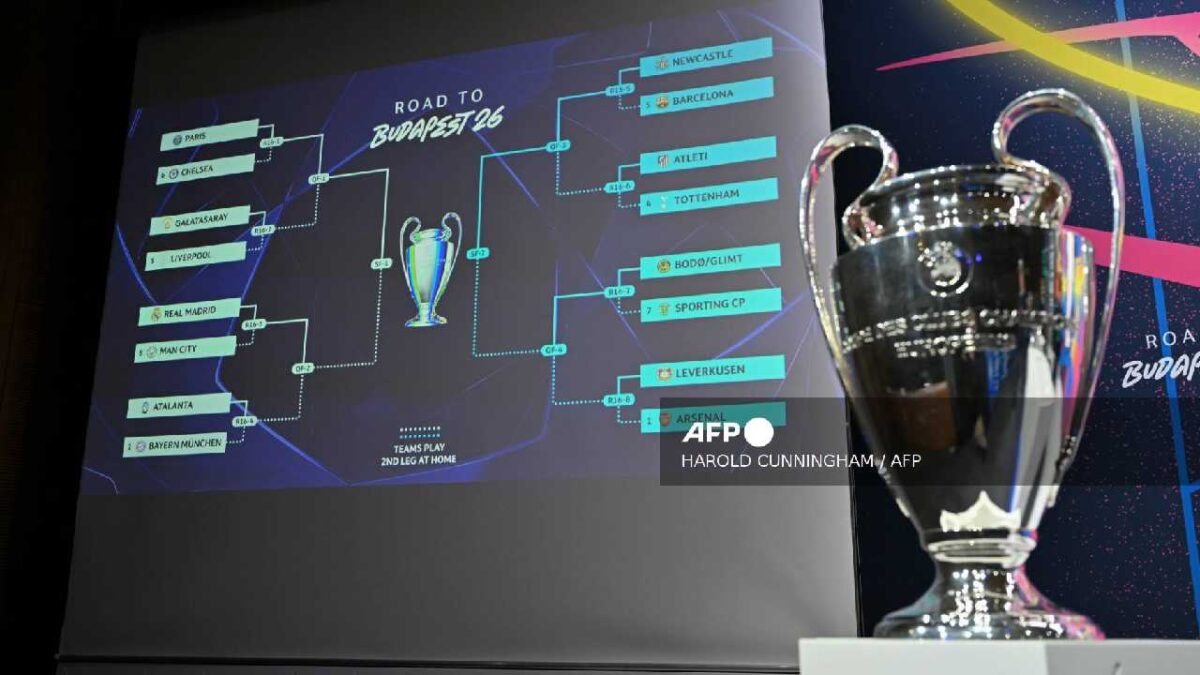 Listos los partidos de la champions league.