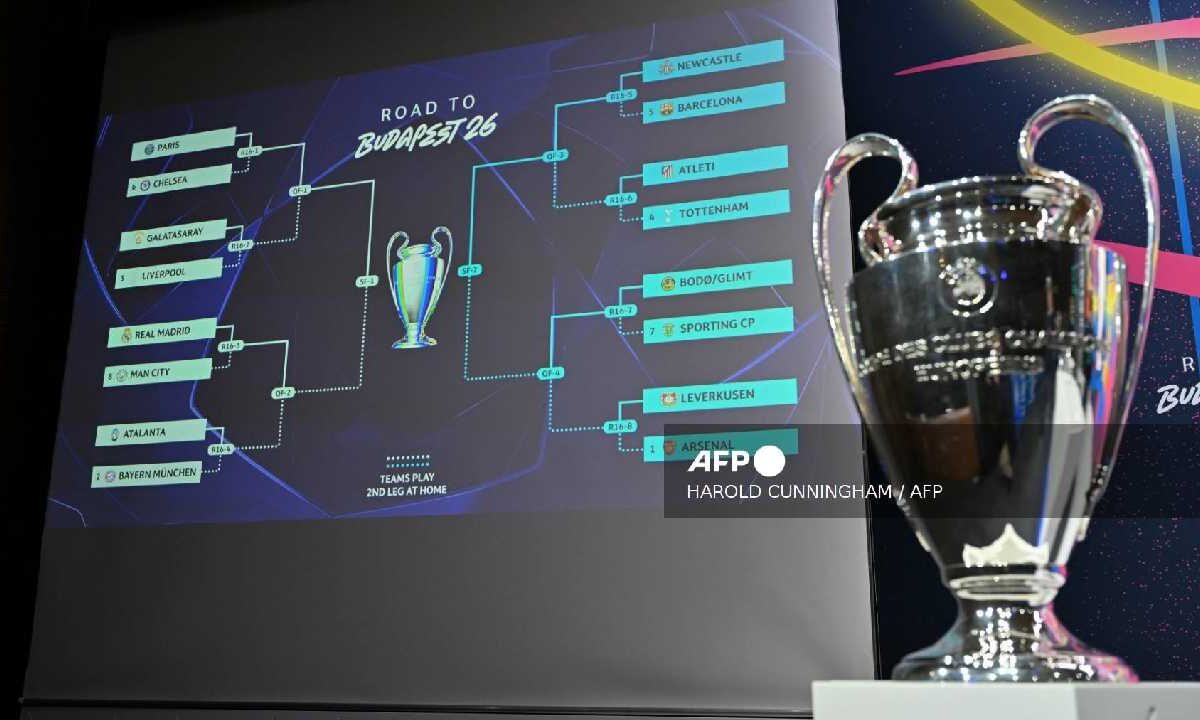 Listos los partidos de la champions league.