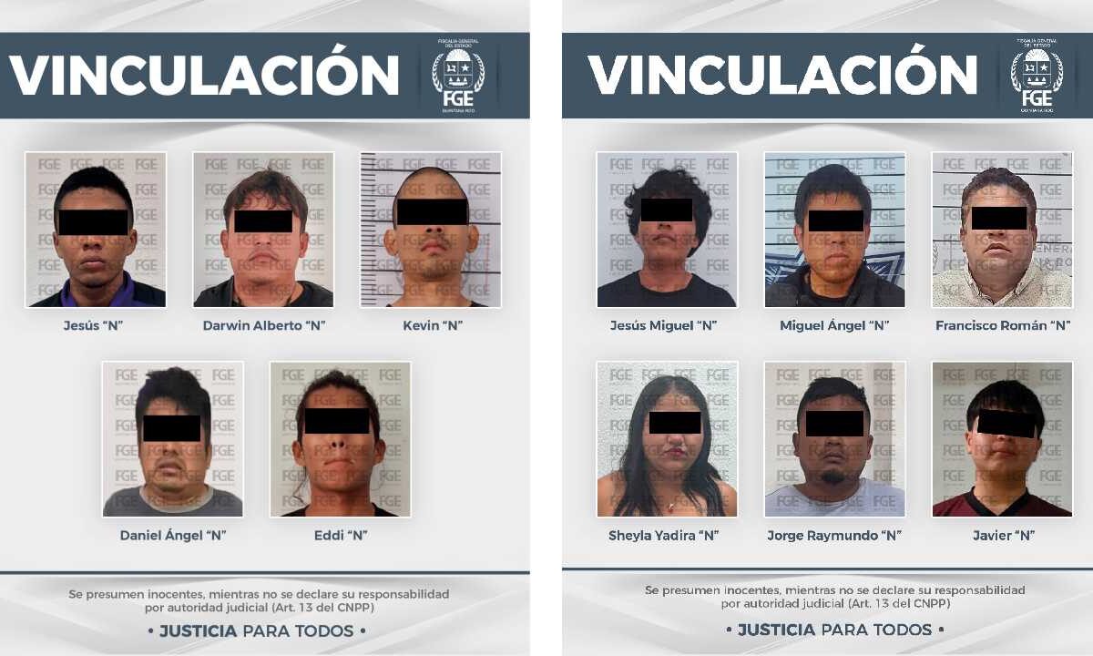 Vinculación a proceso contra 21 personas.