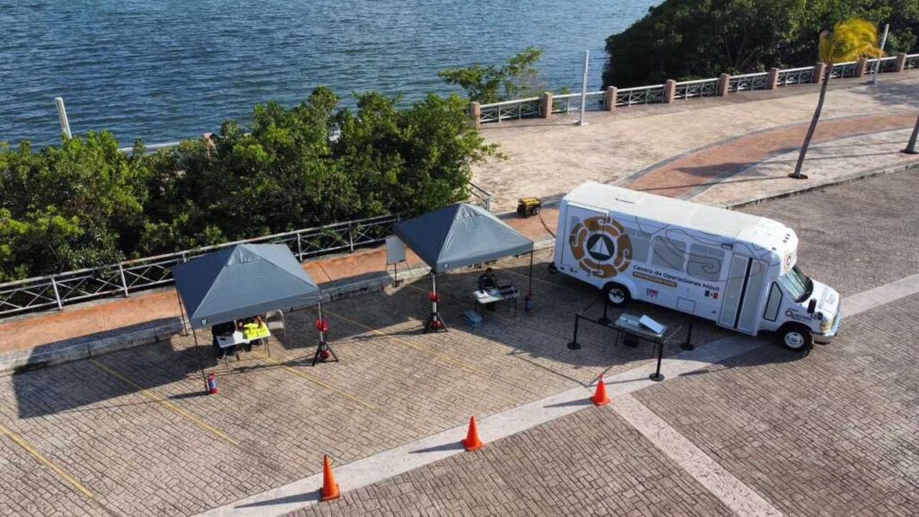 ¡A la vanguardia! Conoce aquí el nuevo Centro de Operaciones Móvil de Protección Civil de Quintana Roo