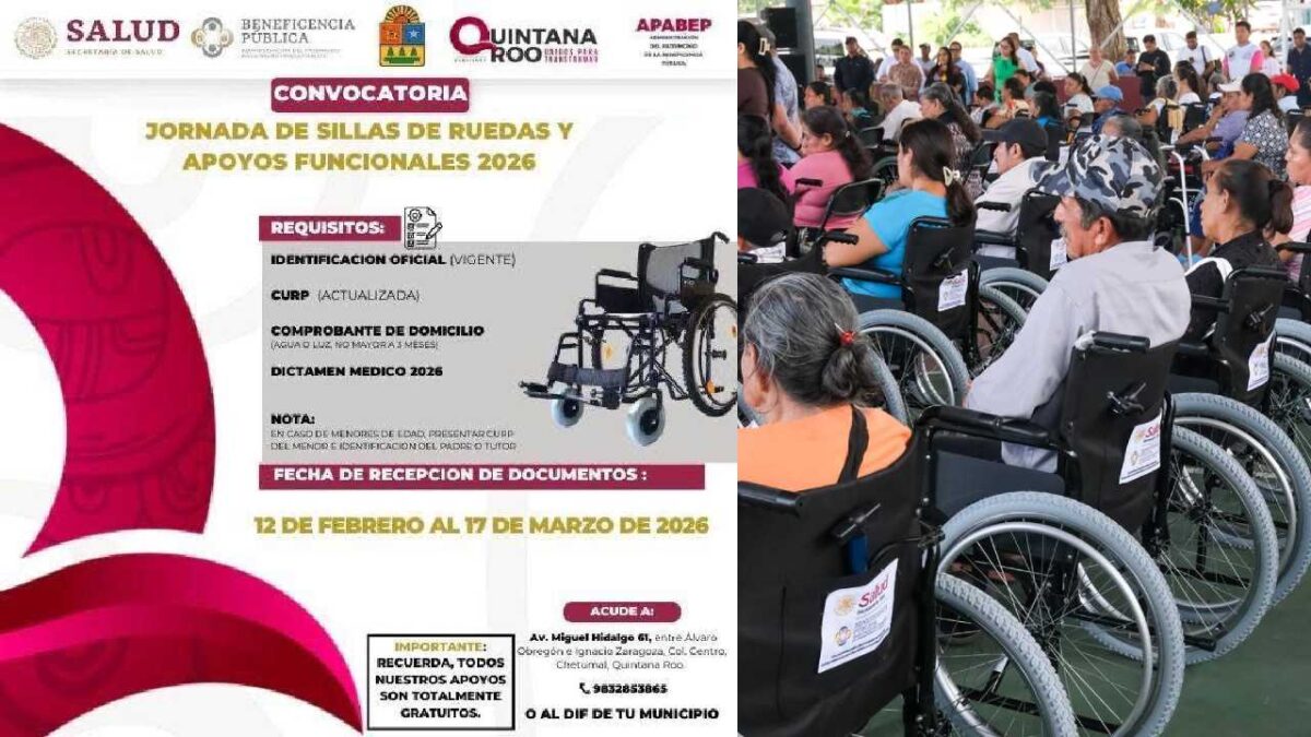 Sigue la convocatoria para silla de ruedas.