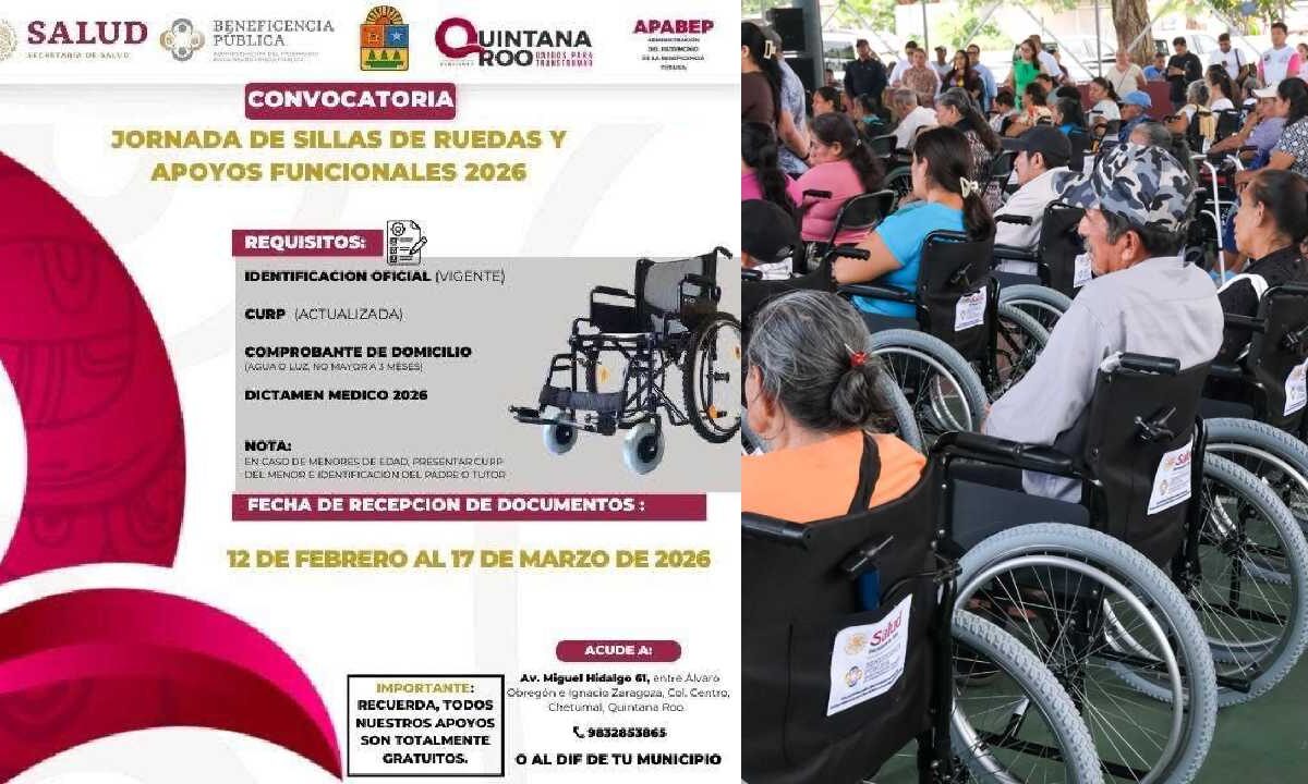 Sigue la convocatoria para silla de ruedas.