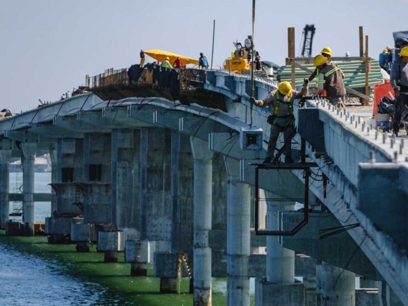 ¿Sabías que el Puente Vehicular Nichupté ya quedó totalmente unido? Aquí te contamos los detalles