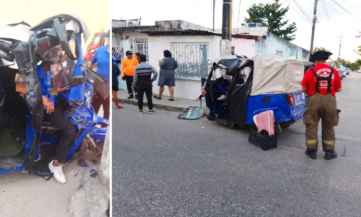 Bomberos y Cruz Roja atendieron el accidente.