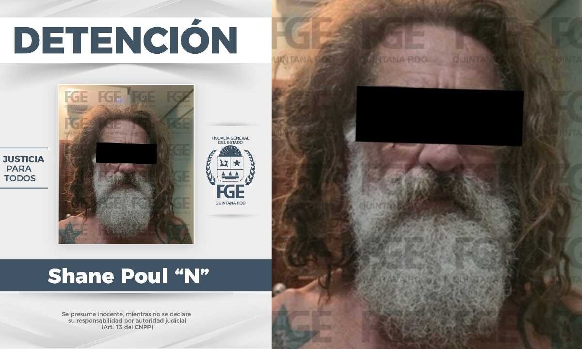 Cae estadounidense en Playa del Carmen.