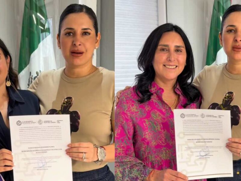 Estefanía Mercado hace dos cambios en su gabinete