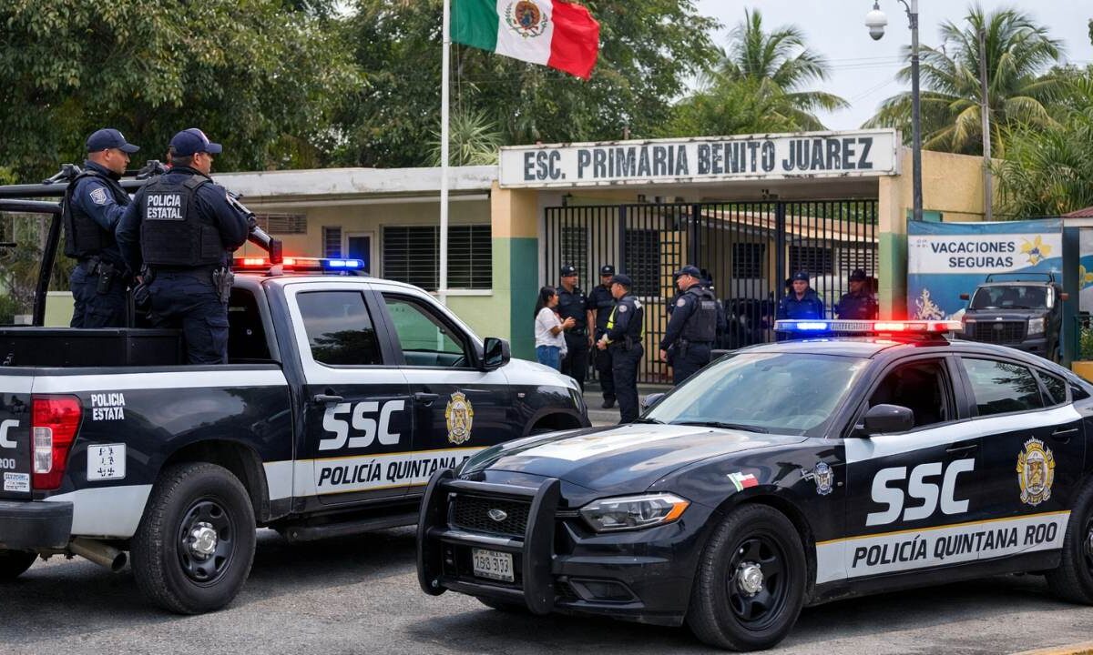 Semana Santa en Quintana Roo: refuerzan seguridad en escuelas