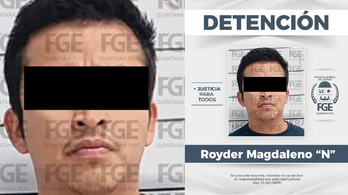 Cae sujeto por extorsión en Playa del Carmen.