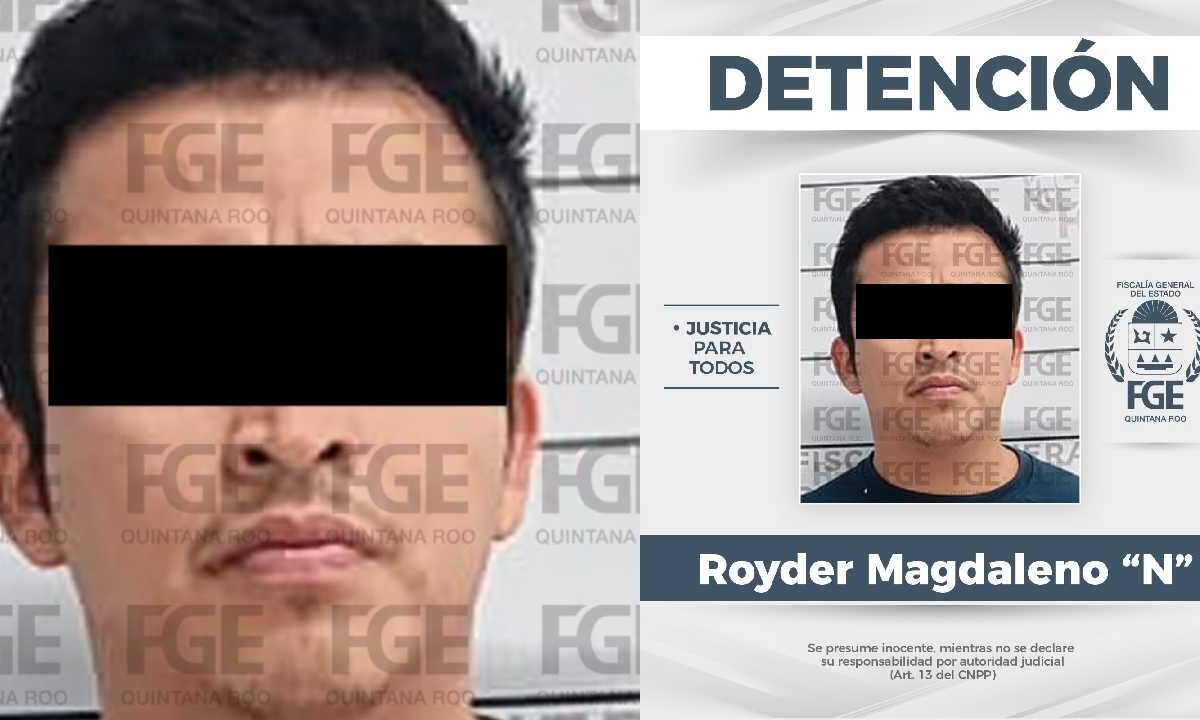 Cae sujeto por extorsión en Playa del Carmen.