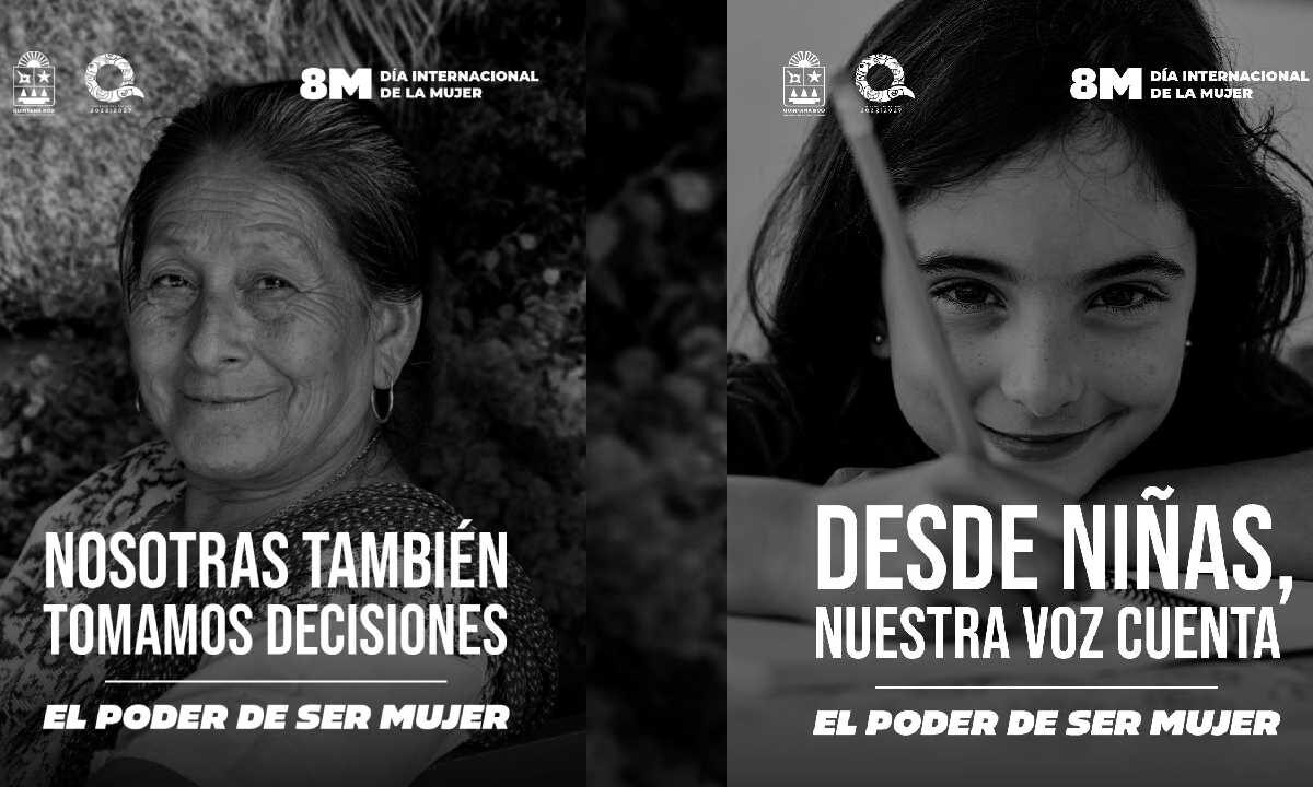 Lanzan campaña por el Día Internacional de la Mujer.