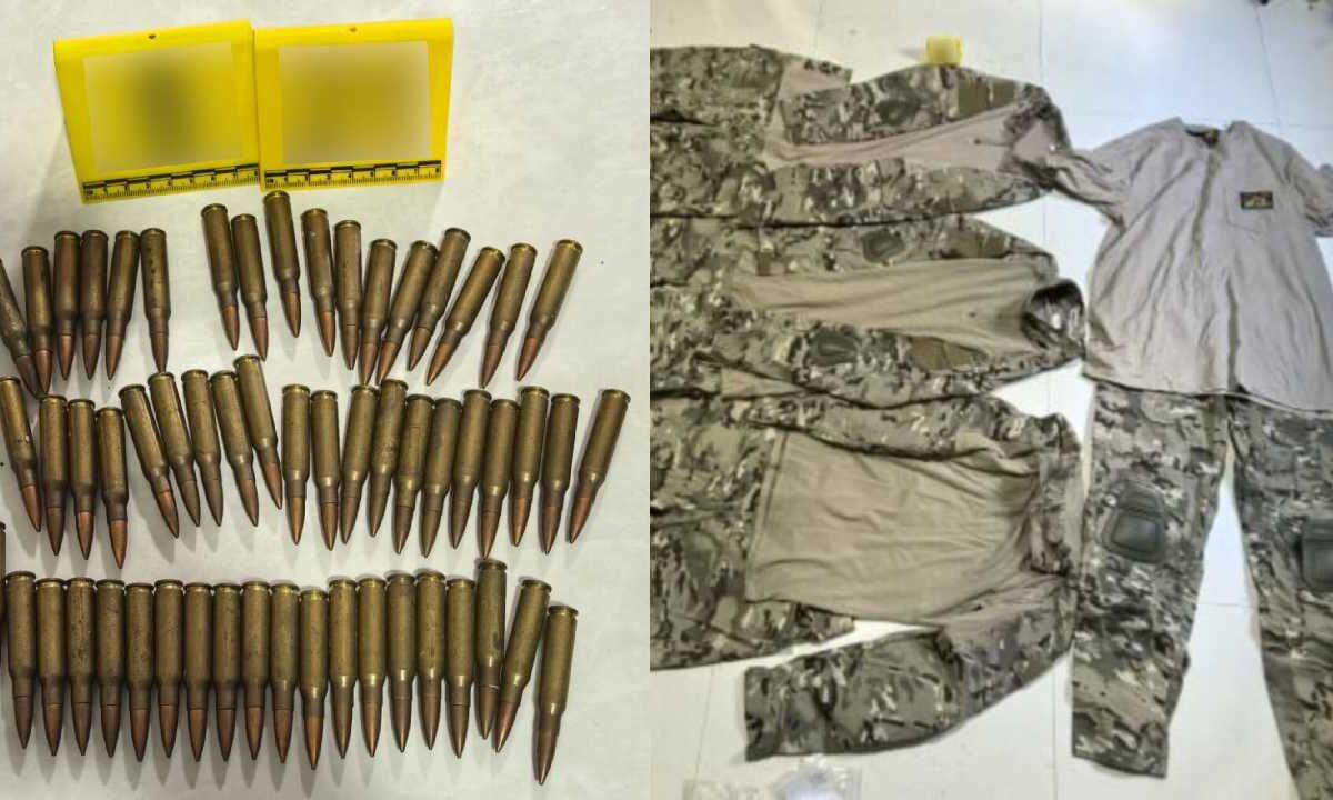 Aseguran droga, armas, cartuchos y otros objetos en Lázaro Cárdenas.