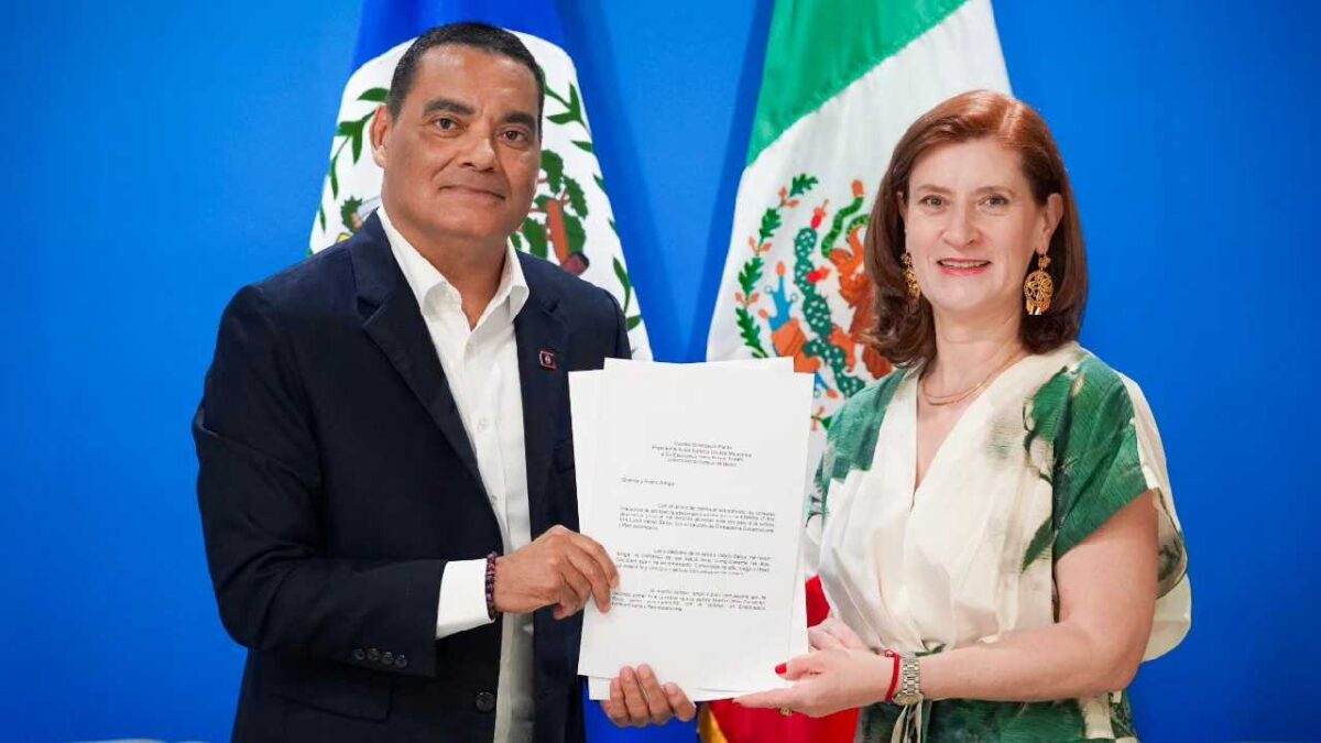 México tiene nueva representante ante Belice.