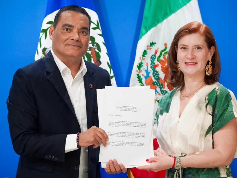 Embajadora de México en Belice inicia misión para fortalecer la relación bilateral