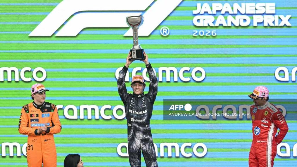 F1 Japón: Antonelli hace historia en Suzuka y el mexicano "Checo" Pérez termina 17