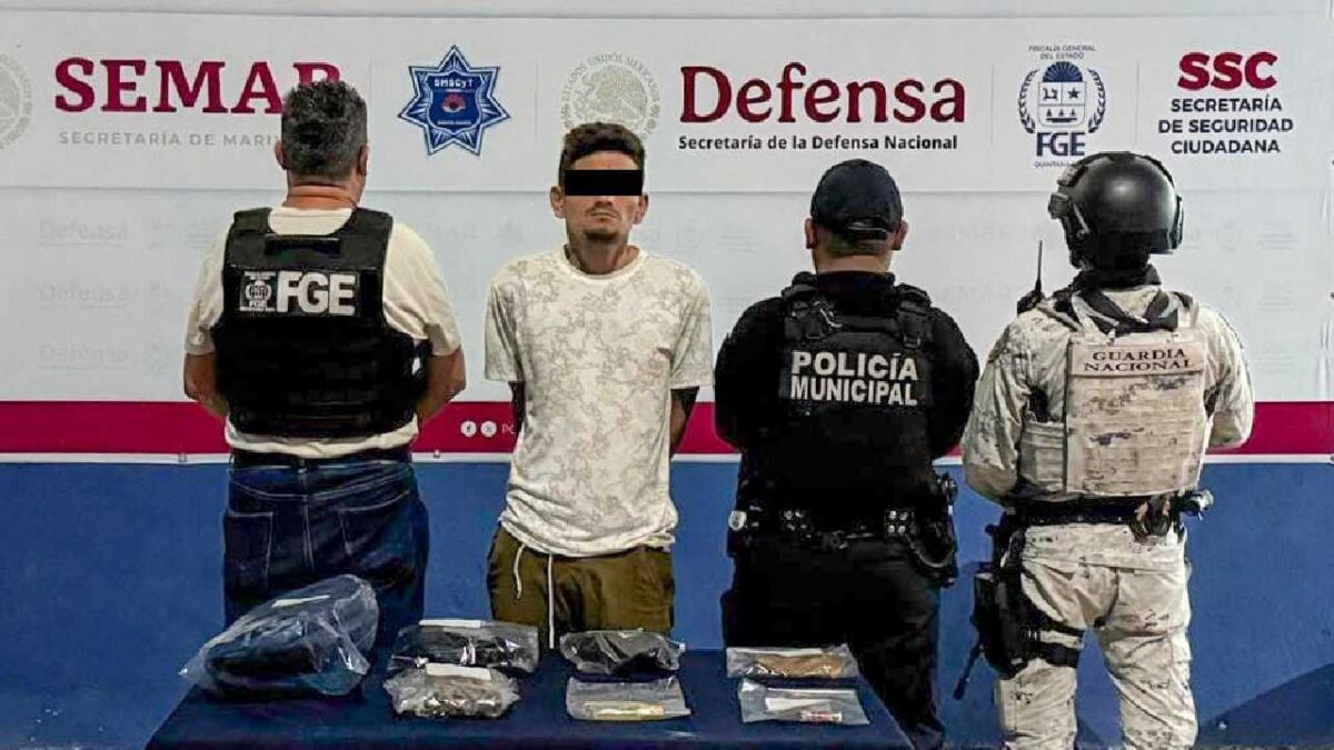 Cae "El Flaco", implicado en la quema de vehículos.