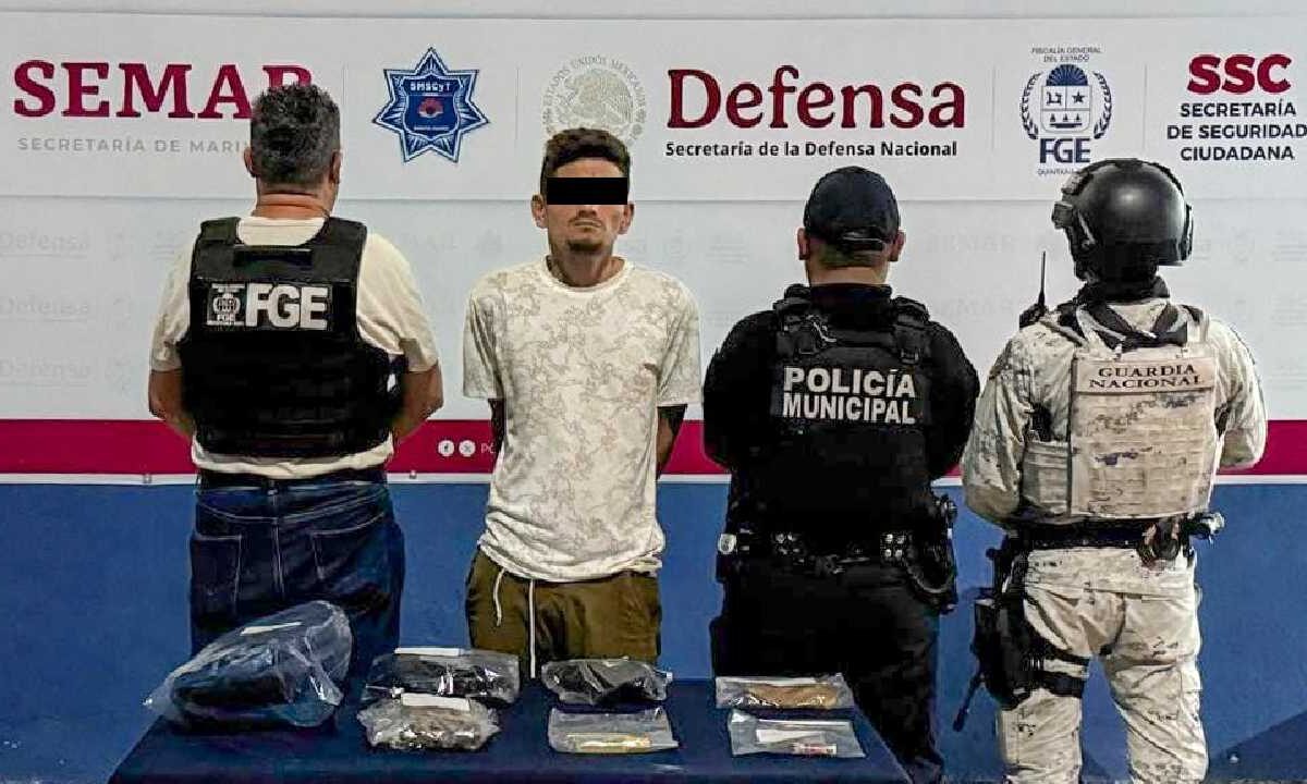 Cae "El Flaco", implicado en la quema de vehículos.