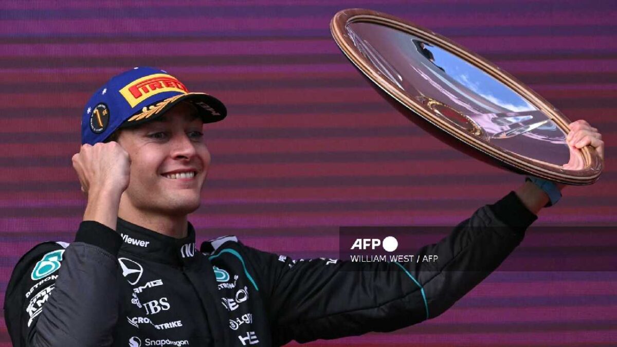 George Russell gana en Australia.