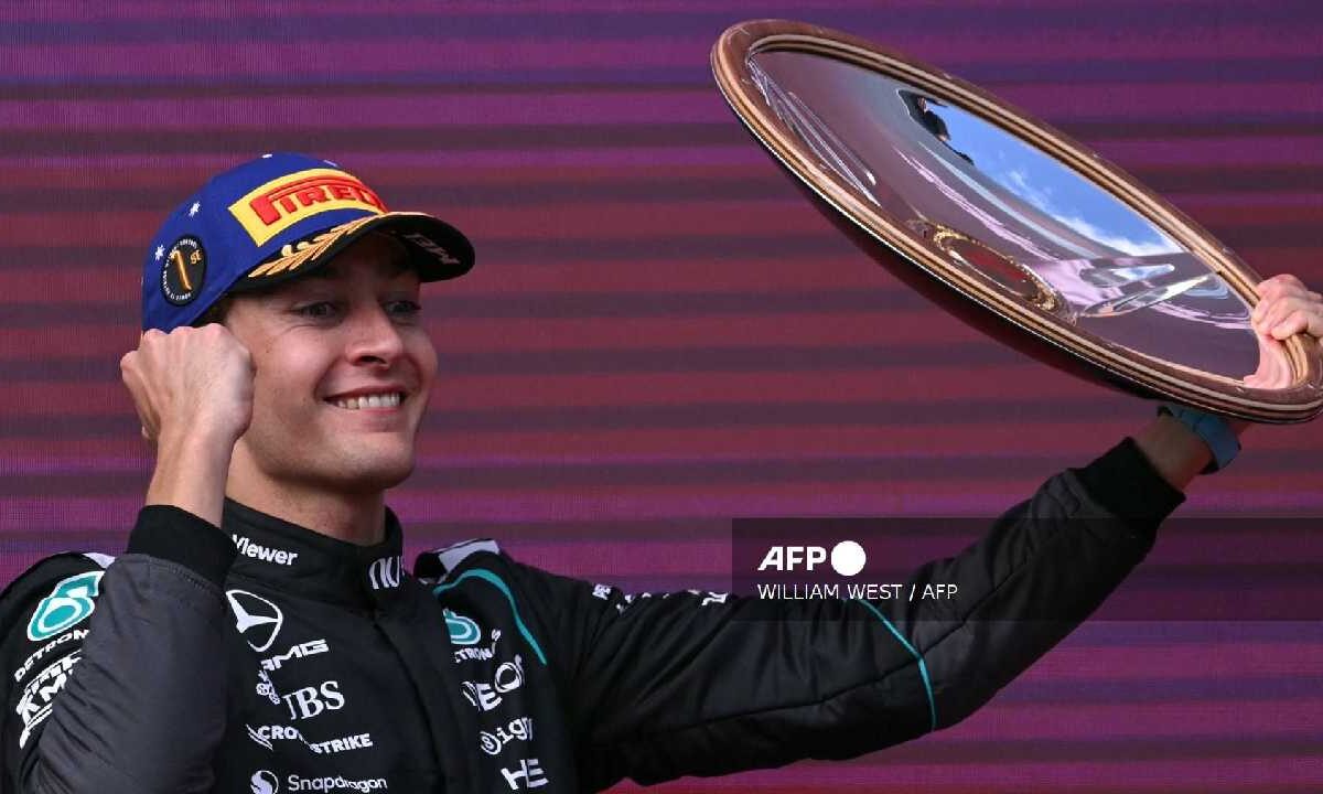 George Russell gana en Australia.