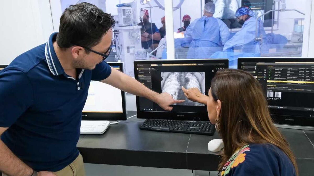 La sala de hemodinamia ya están en operación.