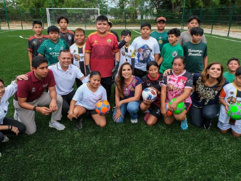 Así luce el nuevo espacio público multideportivo en la colonia Caribe de Chetumal (video/galería)